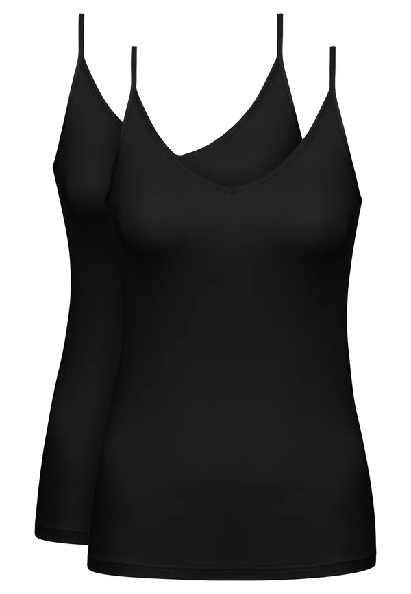 SPAGHETTI DOPPELPACK - Undershirt - schwarz