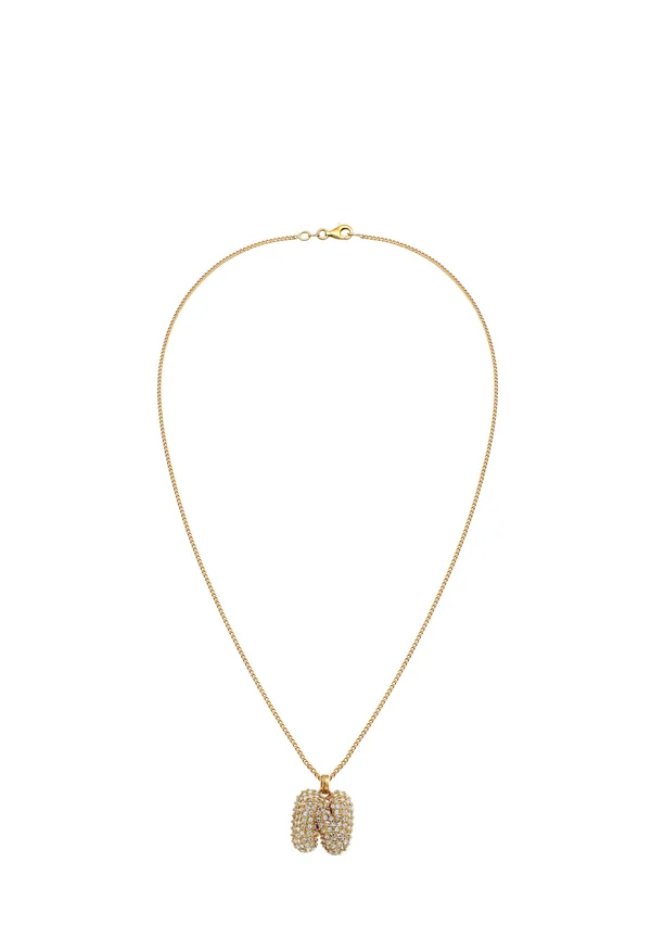 SPARKLING CHUNKY INITAL H - MIT KRISTALLEN VON SWAROVSKI® - Necklace - gold-coloured