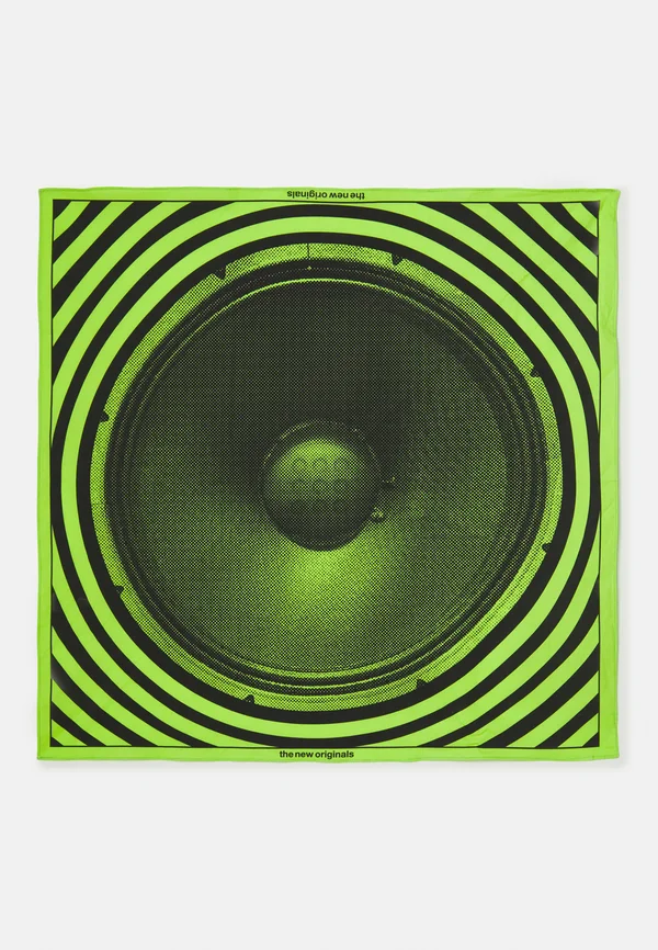 SPEAKER BANDANA UNISEX - Foulard - lime/black