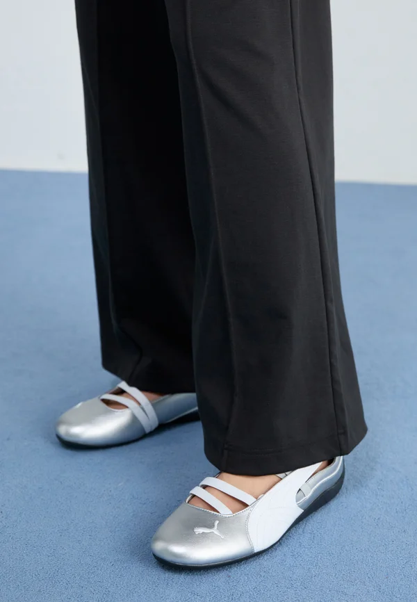 SPEEDCAT BALLET - Ballet pumps - silver/white