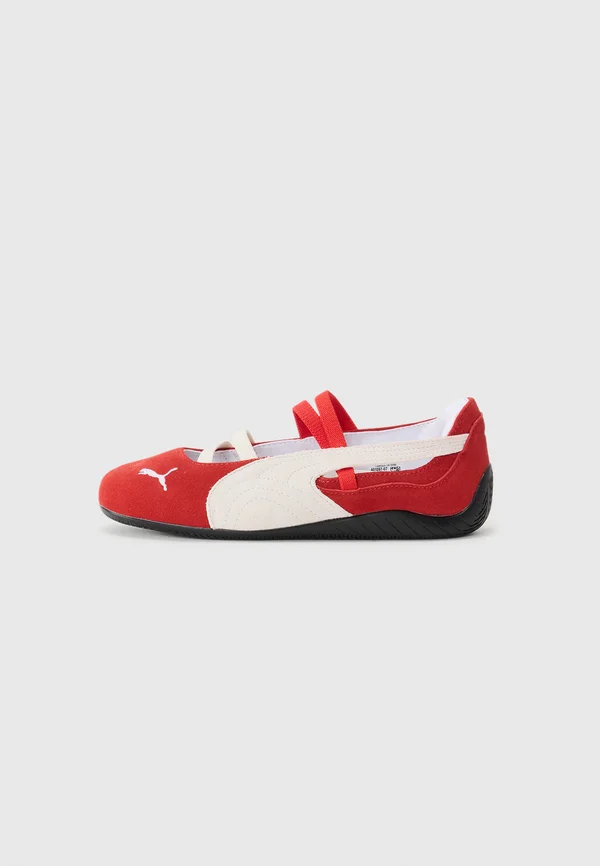 SPEEDCAT - Ballet pumps - red/white/black