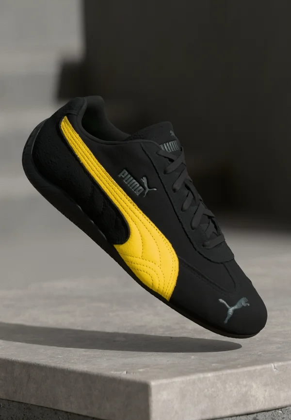 SPEEDCAT UNISEX - Trainers - black/pele yellow
