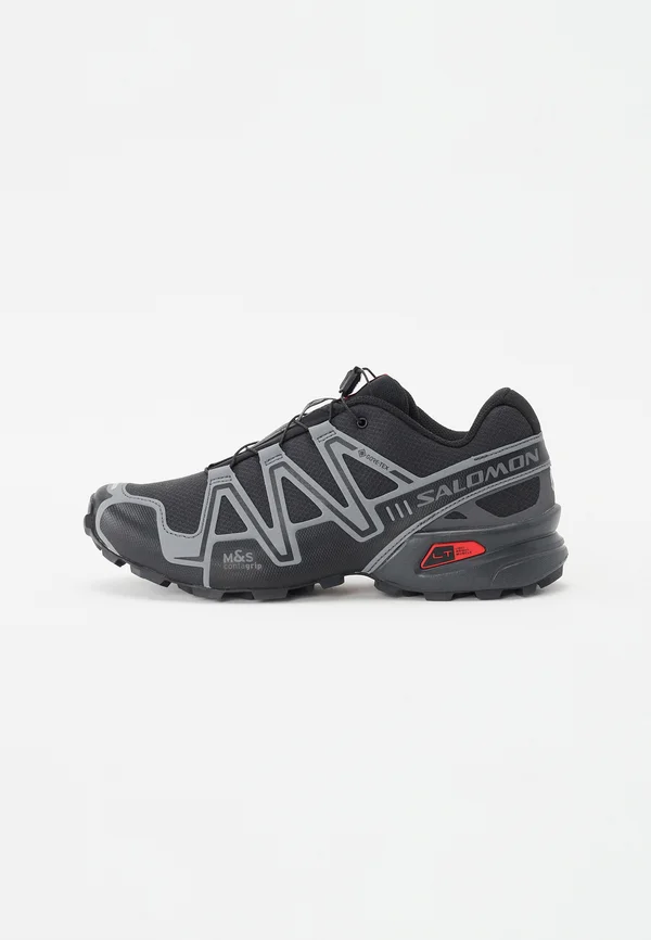 SPEEDCROSS GTX UNISEX - Trainers - black/asphalt/flame scarlet