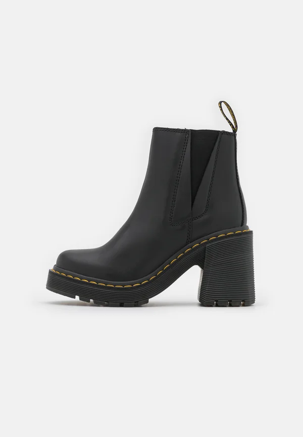 SPENCE - Platform ankle boots - black sendal