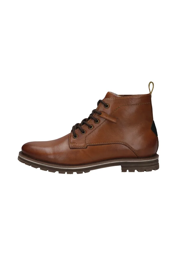 SPEYER COMFORT - Lace-up ankle boots - cognac