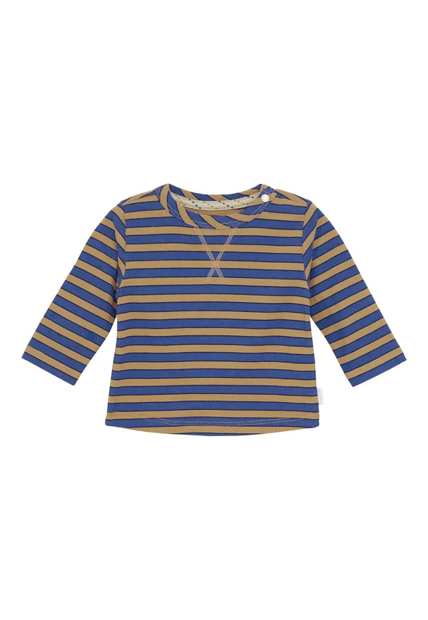 SPICER - Long sleeved top - stripe pattern medium brown