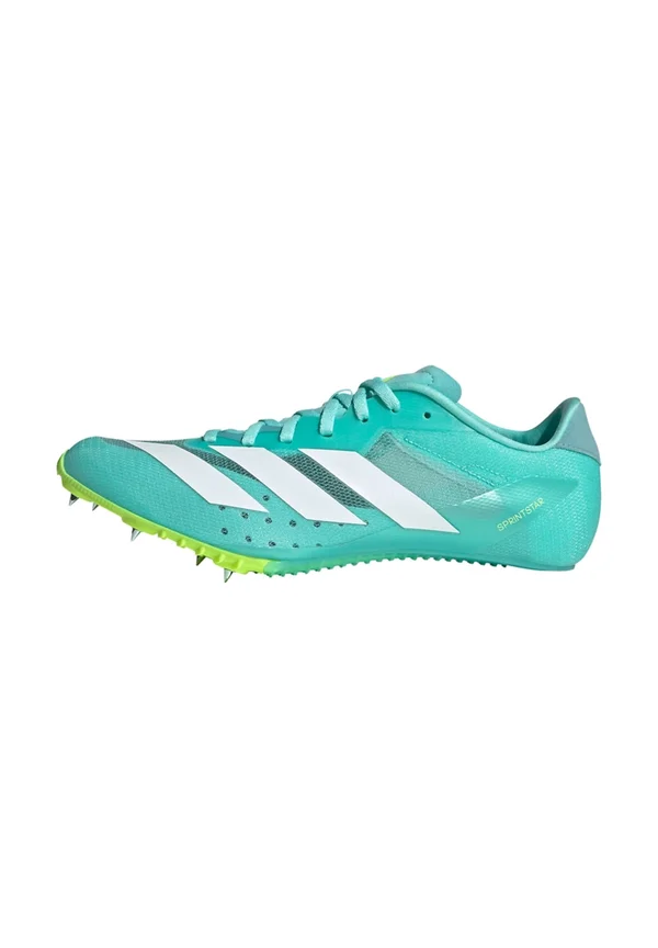 Spikes - flash aqua   cloud white   lucid lemon