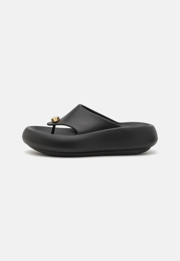 SPLASH PLATFORM - T-bar sandals - black