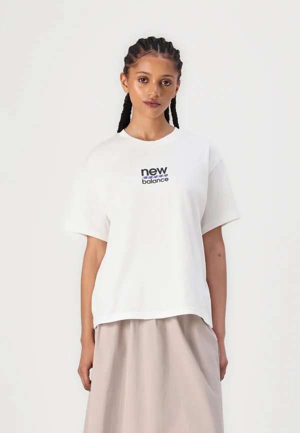 SPORT RELAXED GRAPHIC - Print T-shirt - sea salt