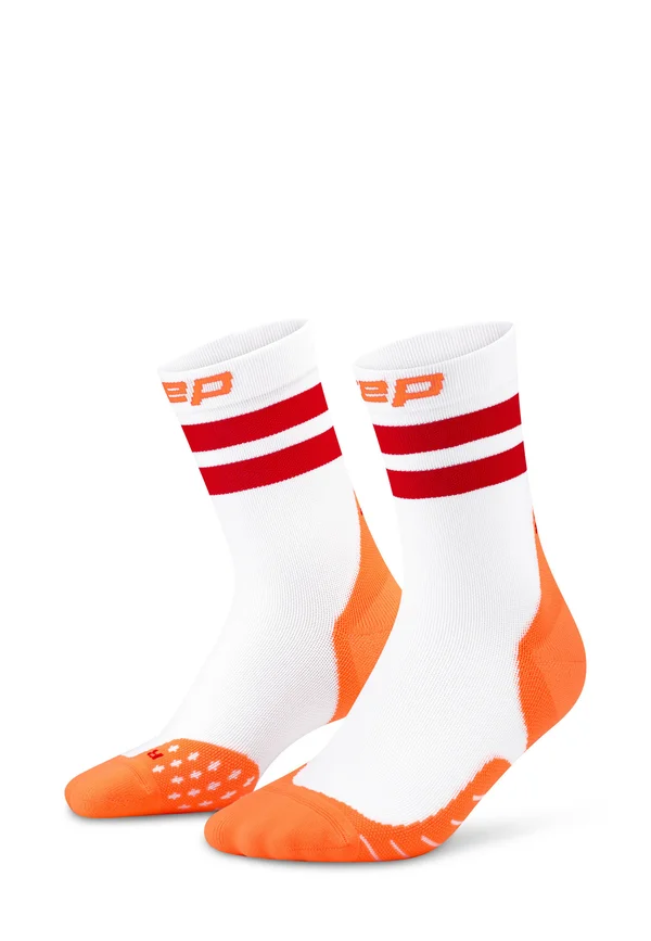 Sports socks - neon orange/red