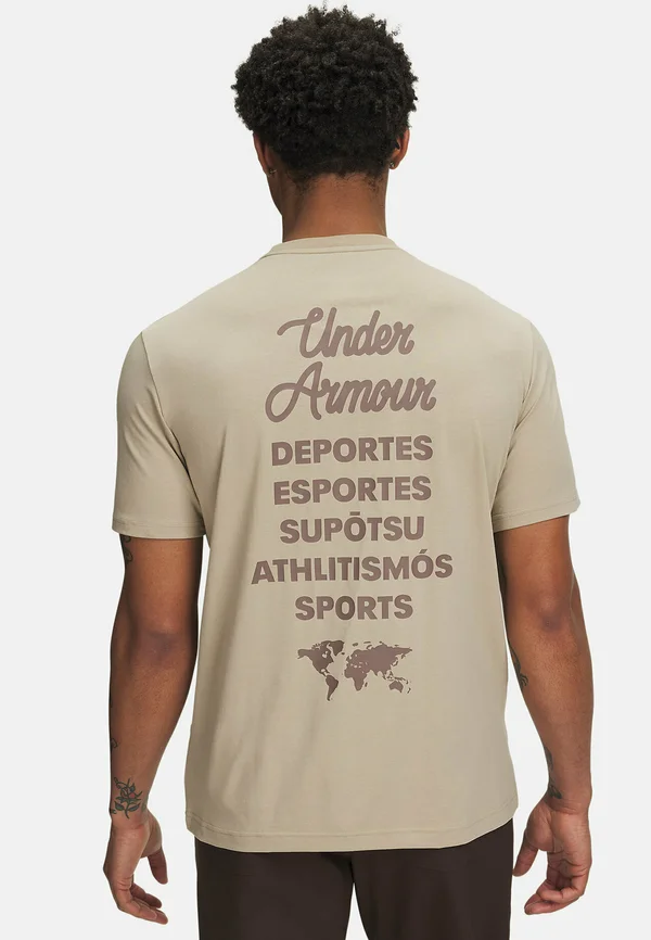 Sports Wordmark - Print T-shirt - city khaki