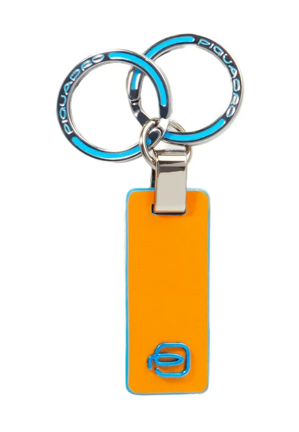 SQUARE TWO-RING  - Key holder - giallo