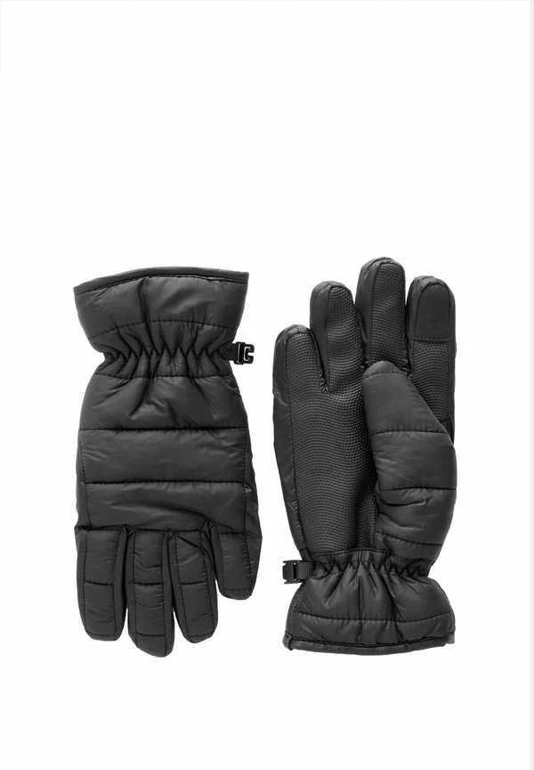 SQUASHY QUILTED-REGULAR FIT - Gloves - black