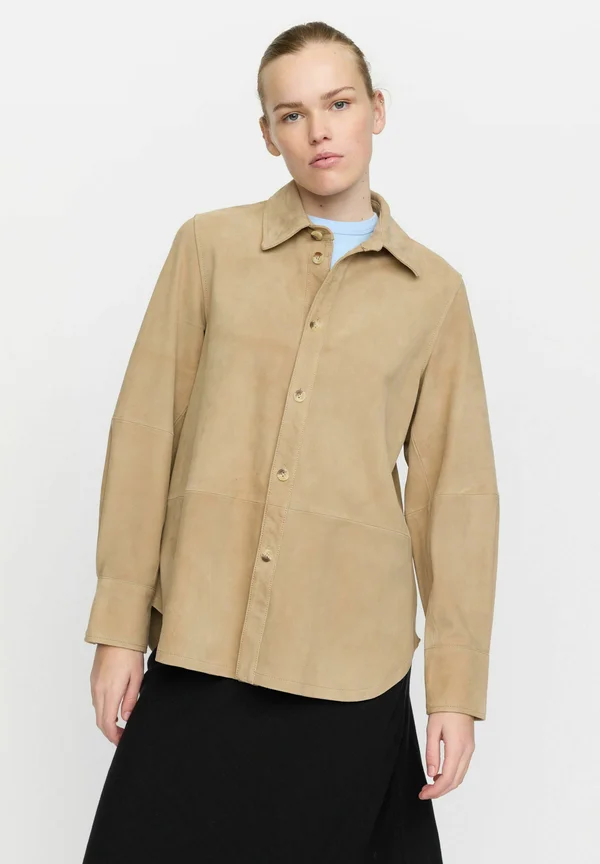 SRPIXIE  - Leather jacket - crockery