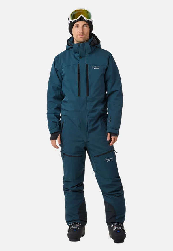 ST. ANTON  - Snowsuit - blue/grey