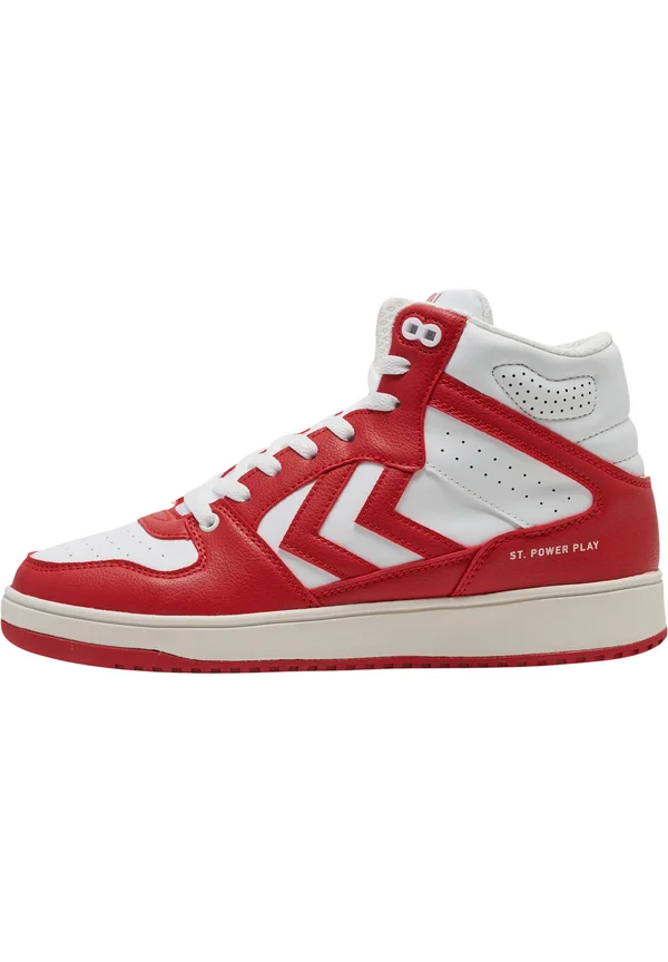 ST POWER PLAY MID RETRO - High-top trainers - white red