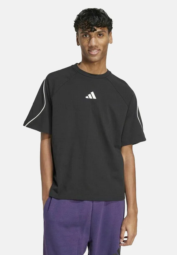 STADIUM TEE - Print T-shirt - black owhite