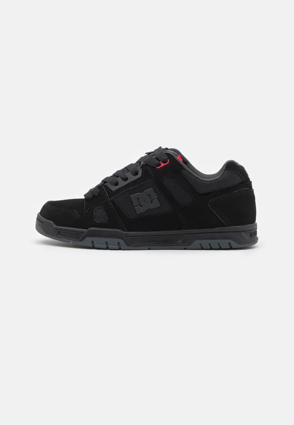 STAG - Skate shoes - black/grey/red