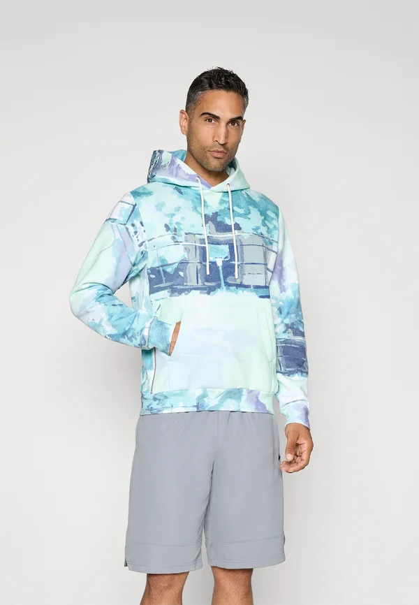 STANDARD ISSUE AOP HOODIE - Hoodie - dusty cactus/pale ivory