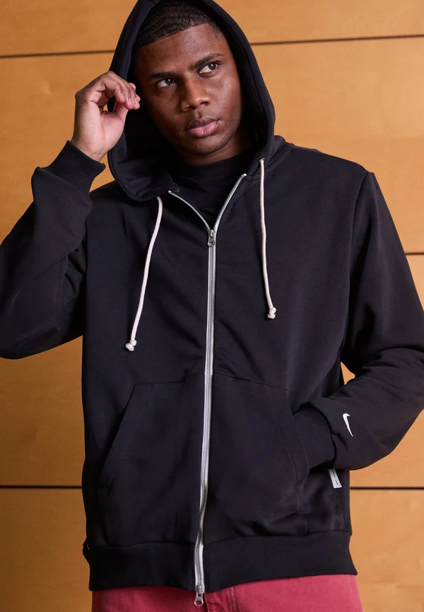 STANDARD ISSUE ZIP UP SWEATSHIRT - Zip-up sweatshirt - black/pale ivory