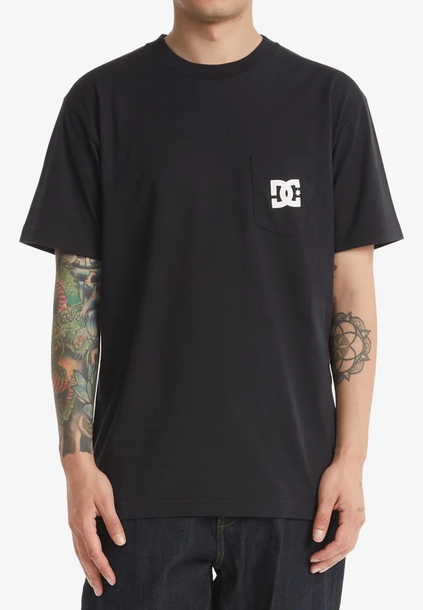 STAR - Basic T-shirt - black