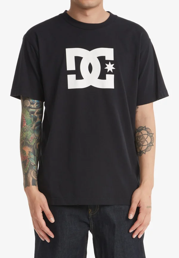STAR  - Print T-shirt - black