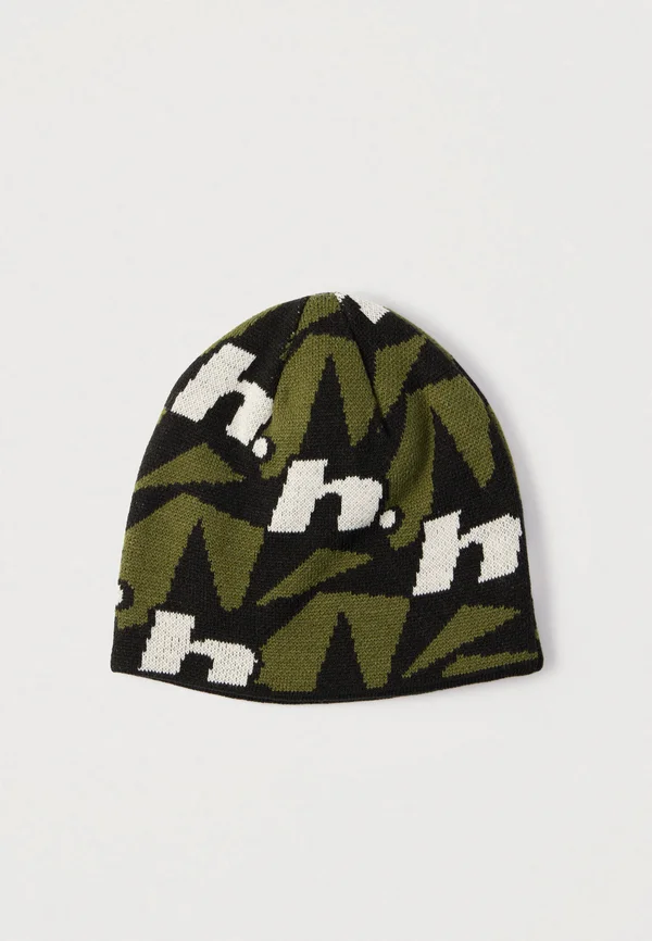 STAR REPEAT SKULL UNISEX - Beanie - olive