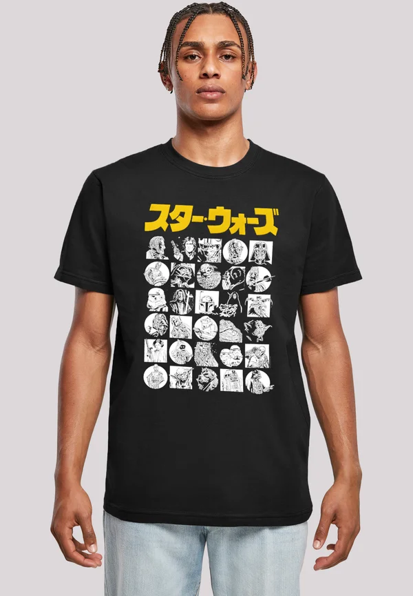 STAR WARS JAPANESE CHARACTER THUMBNAIL - Print T-shirt - black