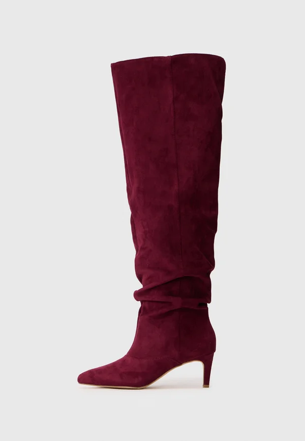 STASSI - Over-the-knee boots - bordeaux fab