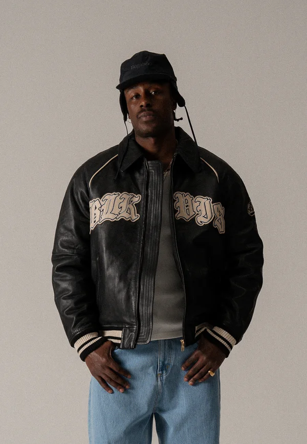 STATE OF MIND - Leather jacket - black