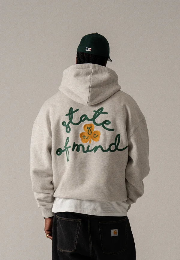STATE OF MIND ZIP HOODY - Zip-up sweatshirt - grey heather