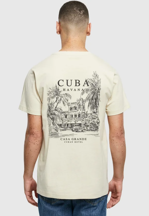 STAY TEE - Print T-shirt - sand