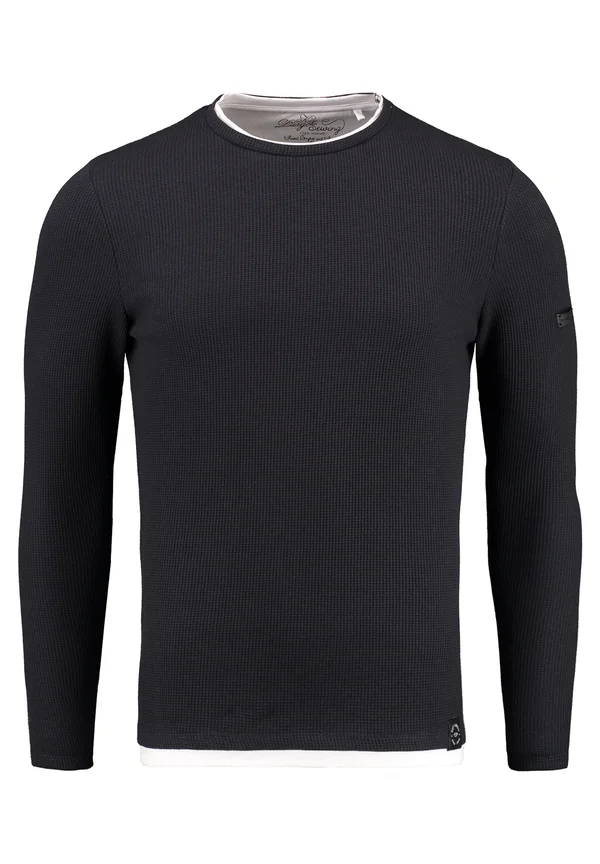 STEFANO ROUND - Sweatshirt - navy