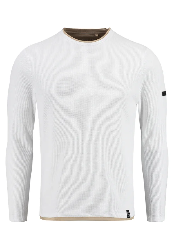 STEFANO ROUND - Sweatshirt - white