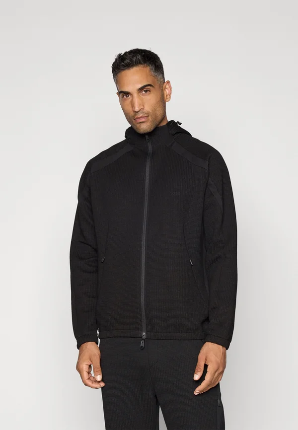 STELLAN - Zip-up sweatshirt - black
