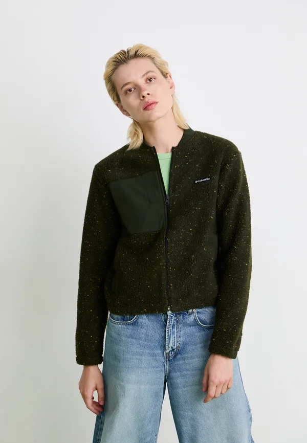 STELLAR PATH™ FULL ZIP BOMBER - Fleece jacket - greenscape