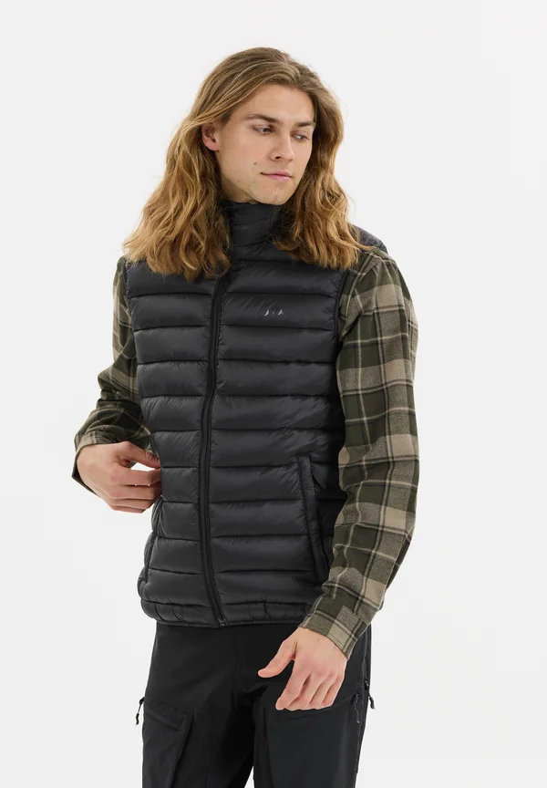 STEPP-ARUBI - Waistcoat - black