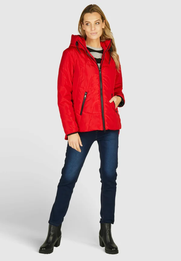 STEPP MIT KAPUZE 2-WAY-ZIP - Winter jacket - rot