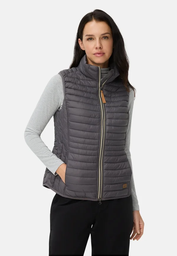 STEPP MIT REFLEKTIERENDEN DETAILS - Waistcoat - slate
