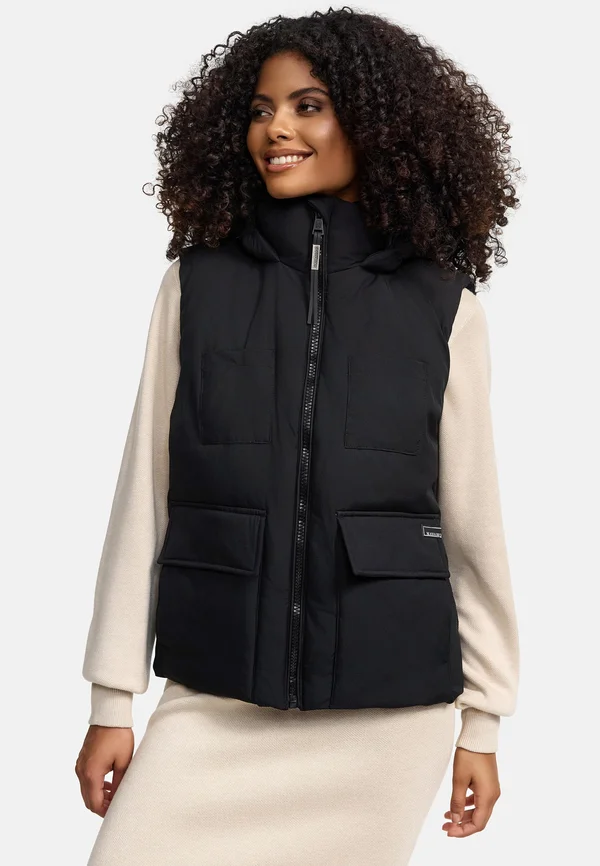 STEPP ZIMTHÄSCHEN XIV - Waistcoat - black