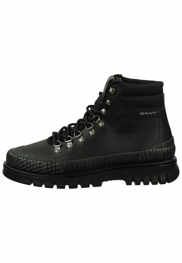 STIEFELETTE - Lace-up ankle boots - black