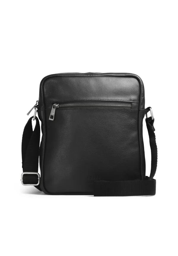 STILLCLEAN ZIP MESSENGER - Cross body bag - black