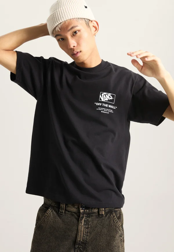 STOCKPILE - Print T-shirt - black