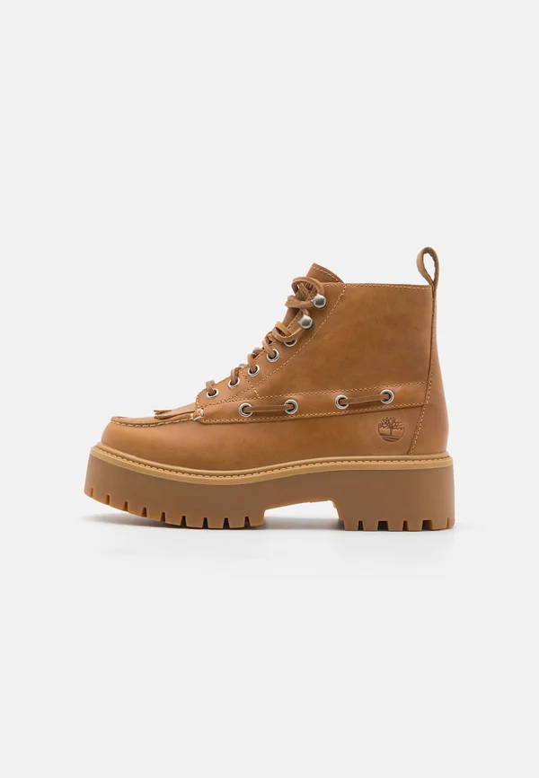 STONE STREET MID - Lace-up ankle boots - wheat