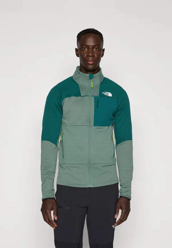 STORMGAP POWERGRID JACKET - Zip-up sweatshirt - duck green/deep nori