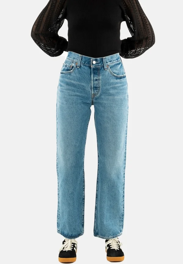 Straight leg jeans - bleu