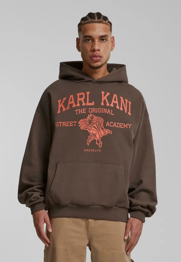 STREET ACADEMY WASHED OS  - Hoodie - dark brown