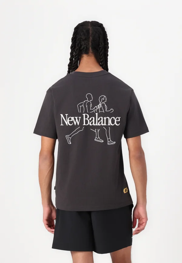 STREET CLASSICS RUNNERS  - Print T-shirt - black cement