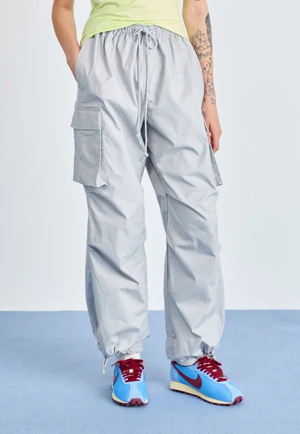 STREET PANT - Cargo trousers - light smoke grey/black
