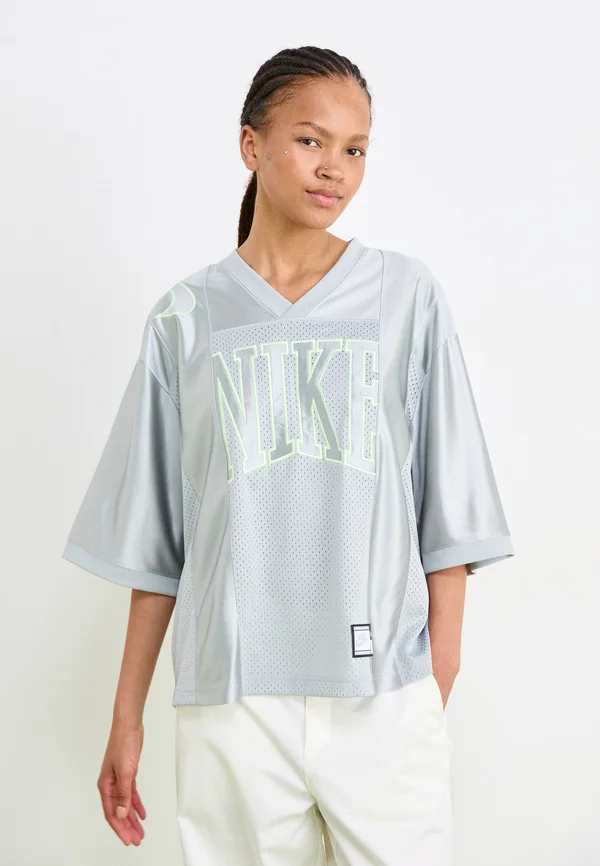 STREET - Print T-shirt - light smoke grey/barely volt